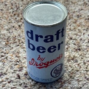 Vintage Iroquois Draft Beer Flat Top Can 12oz Buffalo NY Sealed Empty  Sample